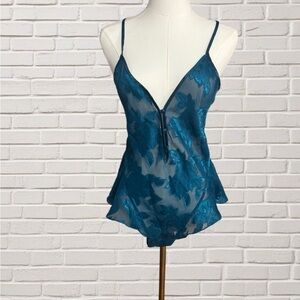 Victoria’s SecretFairycore Floral Embroidered Babydoll Lingerie Romantic Teddy